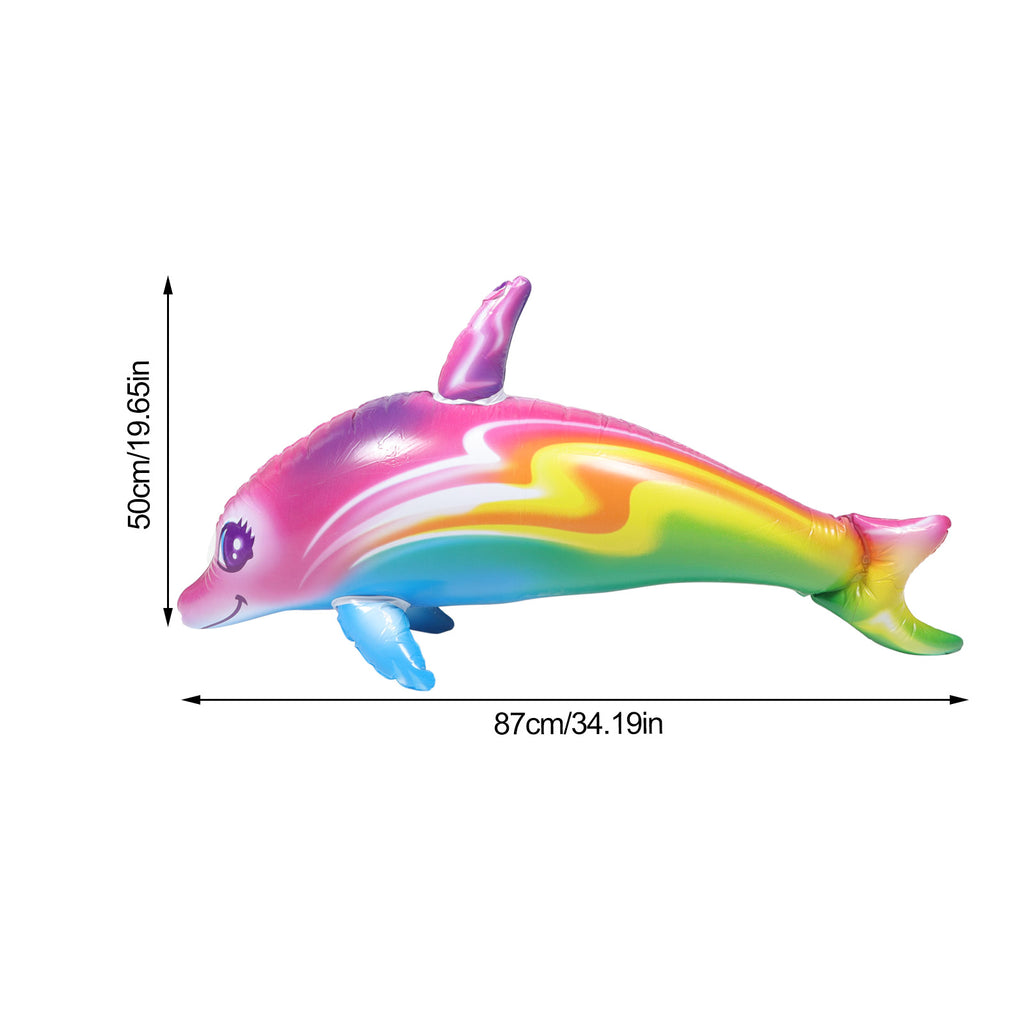 2pcs Kids Inflatable Dolphin Pool Toys V2365