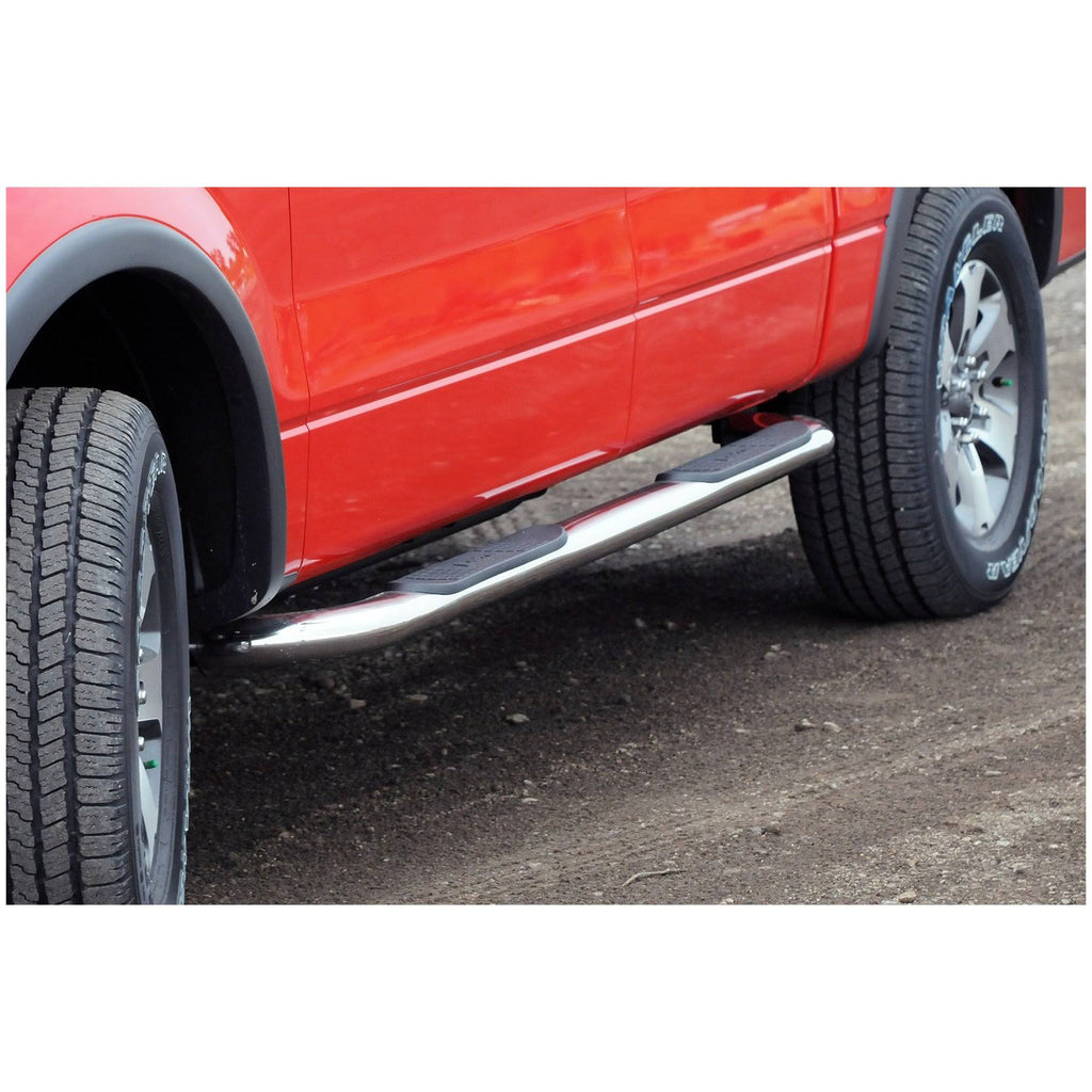 Stainless Steel Side Steps 3 in. Round Cab Length R240
