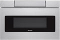 Black Stainless Steel 24 Microwave Drawer L367091