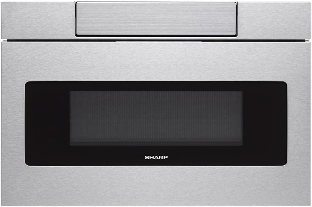 Black Stainless Steel 24 Microwave Drawer L367091