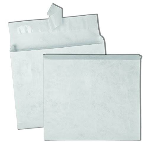 White Tyvek Open End Envelopes L110890