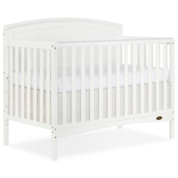 5-in-1 Convertible Full Panel Crib in White K958129