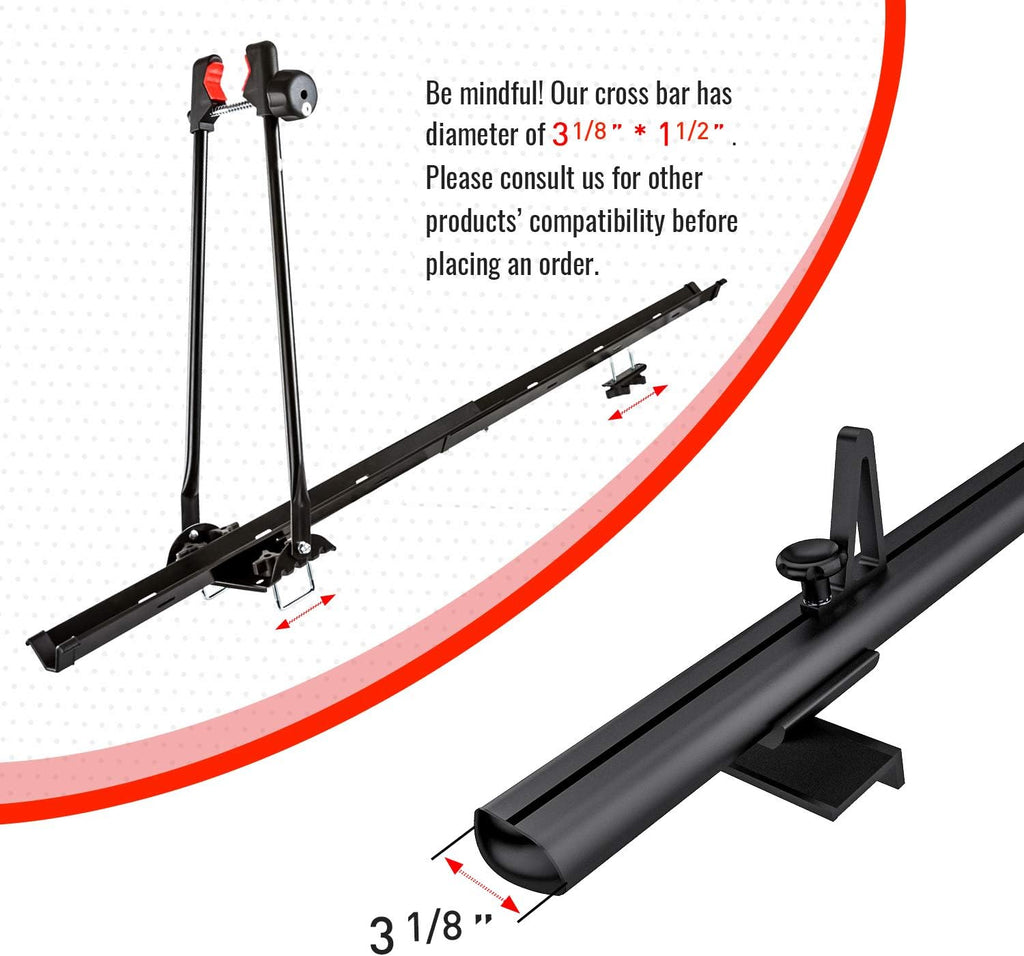 64" Low Profile Heavy Duty Aluminum Truck Bed Rack Q337