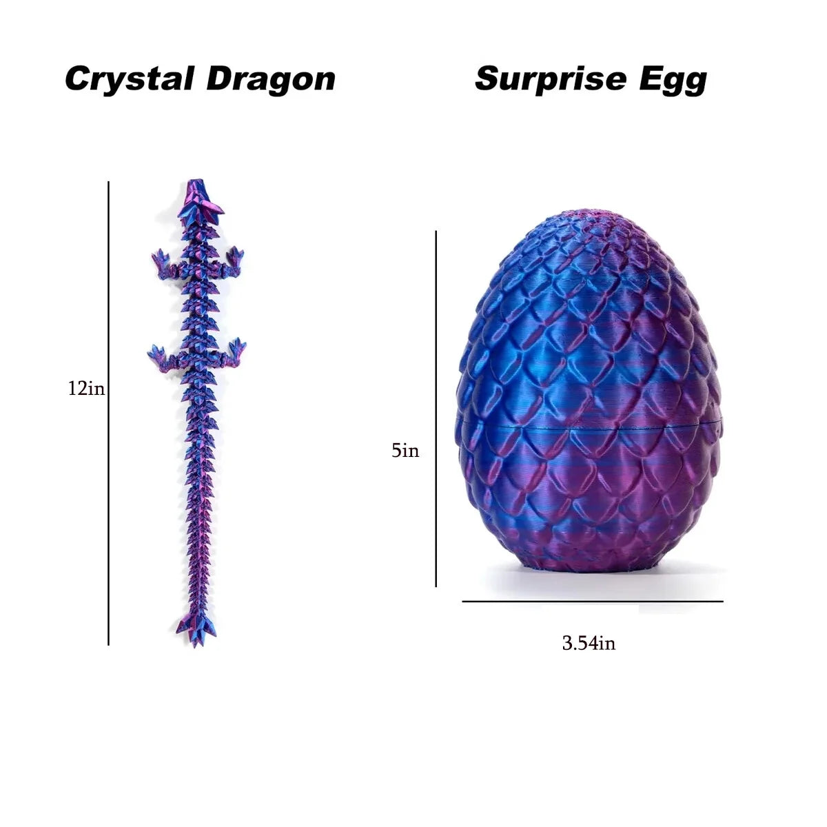 3D Printed Dragon Egg Fidget Toy N420199