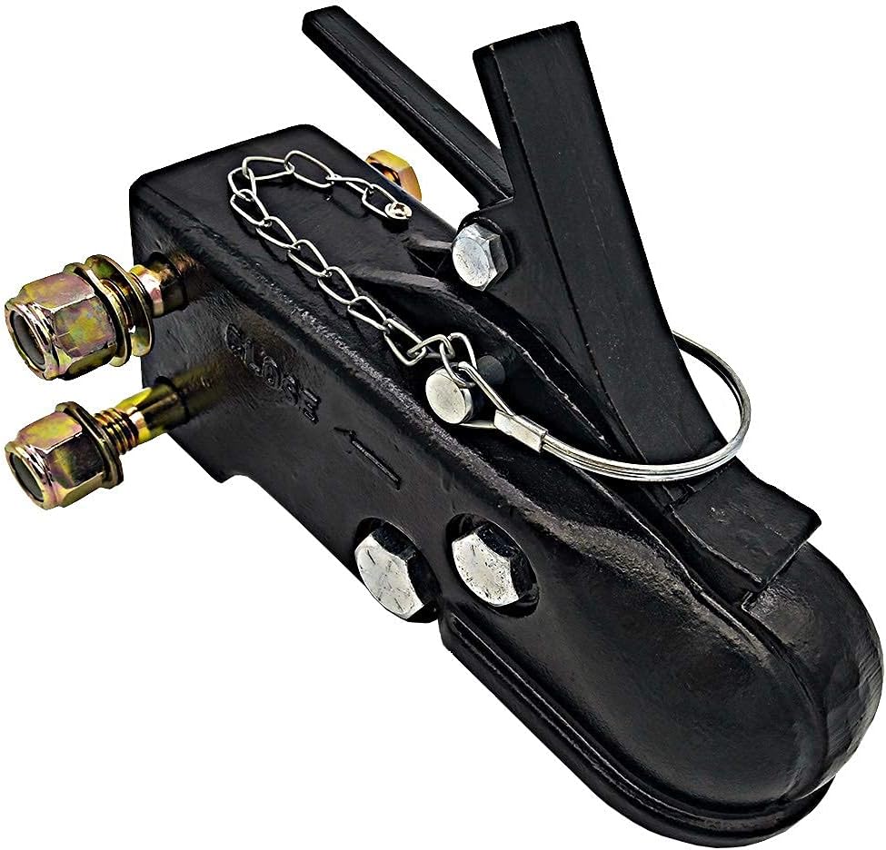 Black 2-5/16 Trailer Coupler Pack of 2 J839