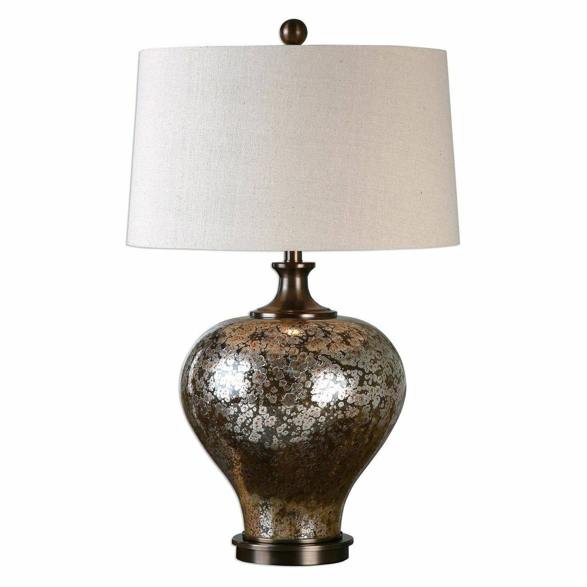 Mottled Bronze Mercury Glass Lamp R708777