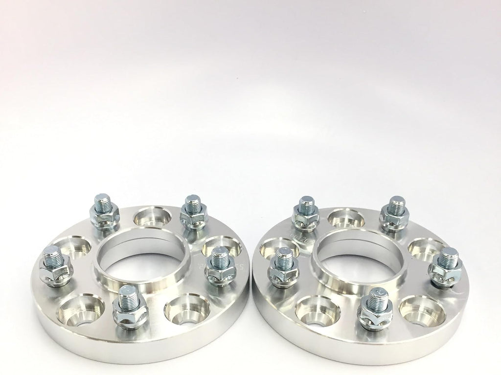 2 Pieces 20mm Hub Centric Wheel Adapters 5x114.3 to 5x100 67.1 to 54.1mm Center Bore 12x1.5 Thread Pitch L305