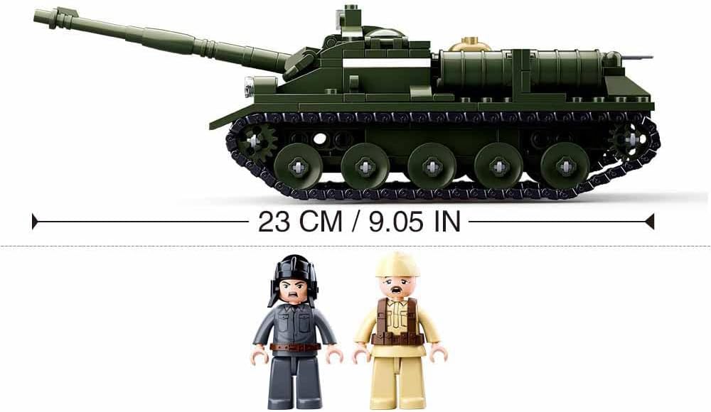 Su-85 Tank Building Block (338 PCS) with 2 Soldier Figures T18540