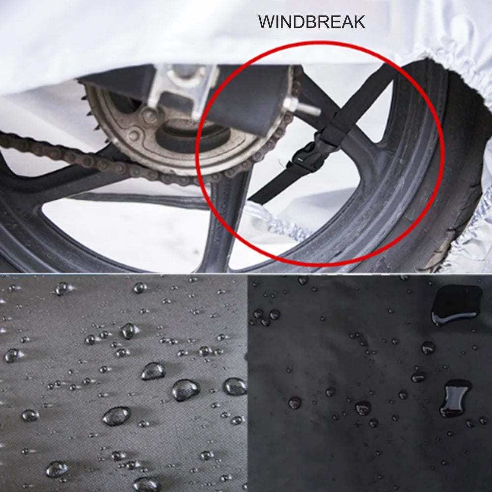 Waterproof Motorcycle Cover, 210D Oxford Cloth K104475