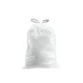 White Drawstring Garbage Liners 200-Count U456807