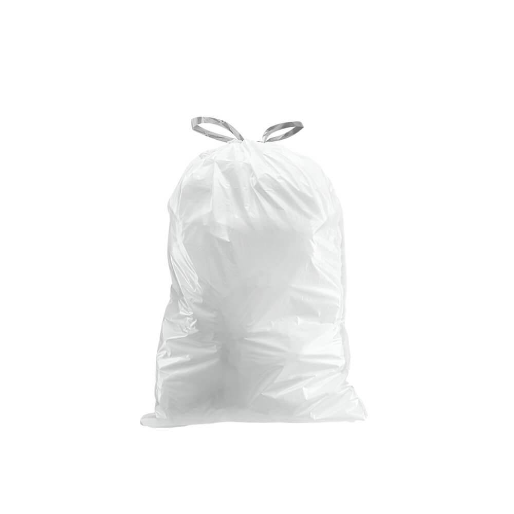White Drawstring Garbage Liners 200-Count U456807
