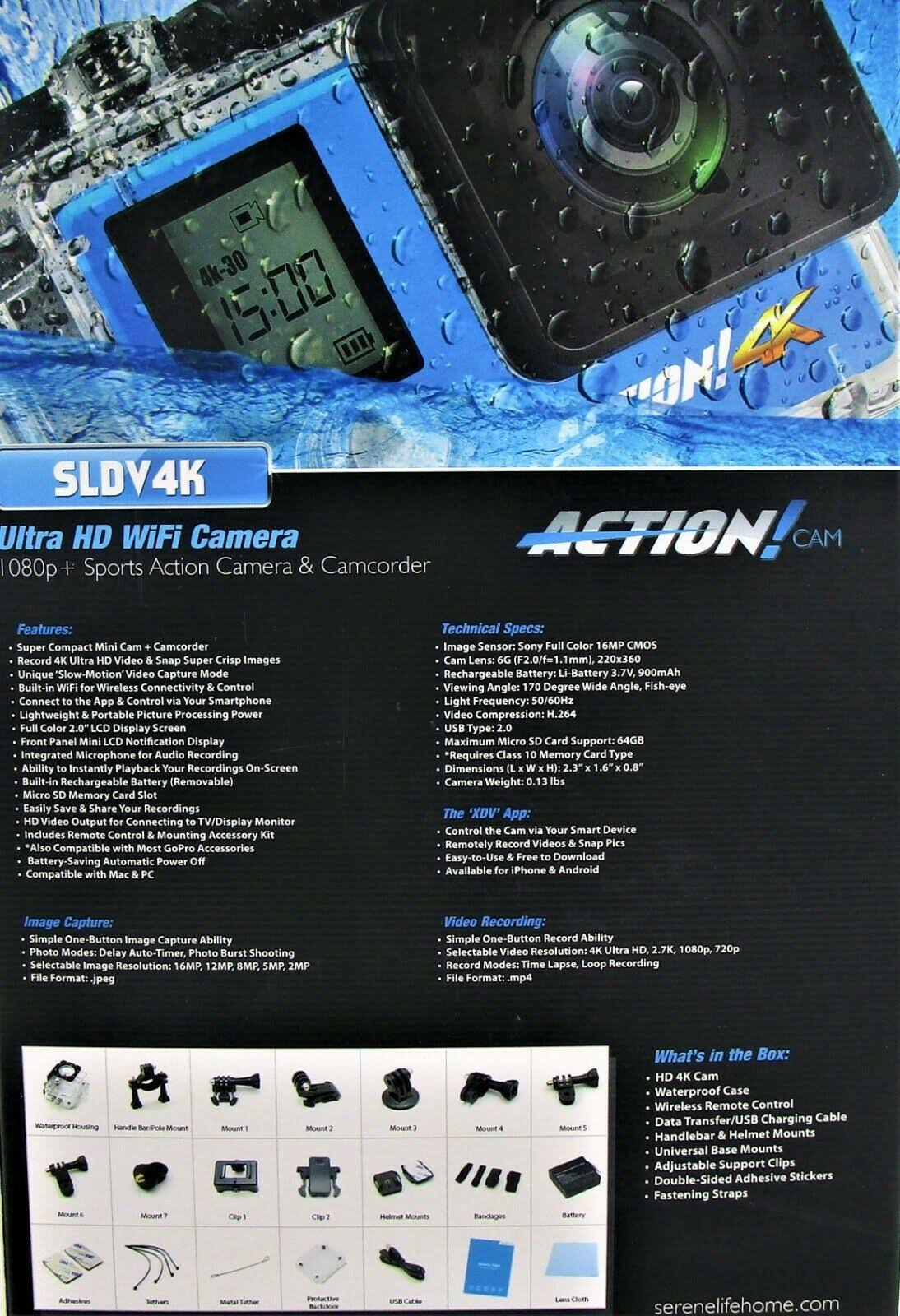 4K Ultra HD Action Camera L1522