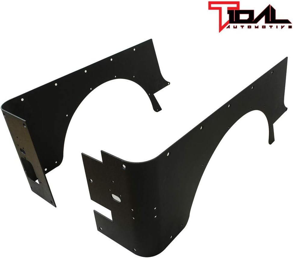 Black Textured Rear Corner Guard for Wrangler YJ M7525