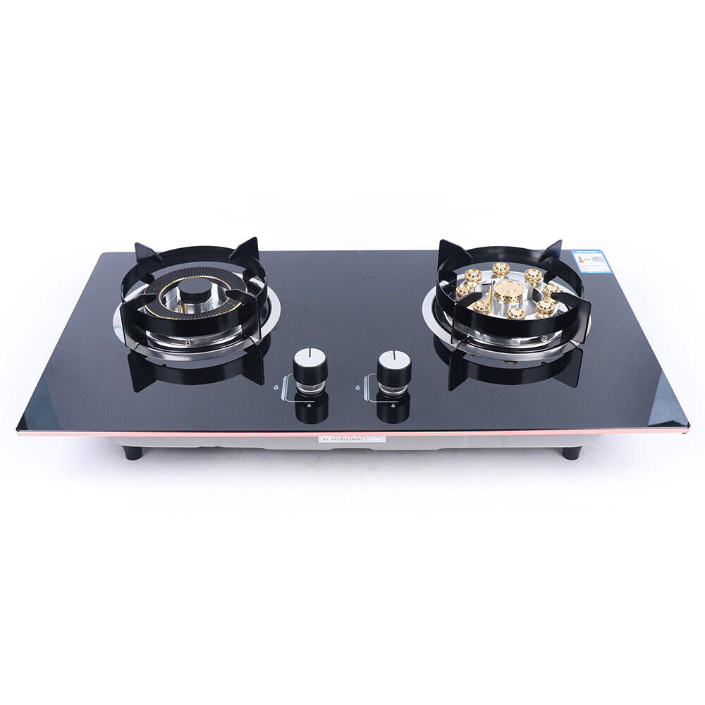 2 Burners Built-in Natural Gas Cooktop 730*410mm R148