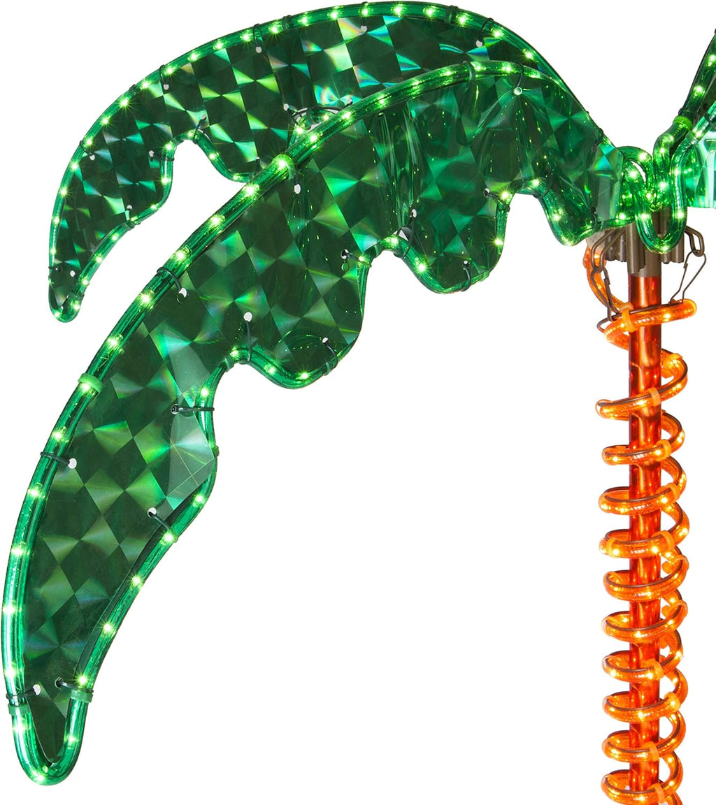 Tropical LED Rope Light Palm Tree (4.5 Foot) D342335
