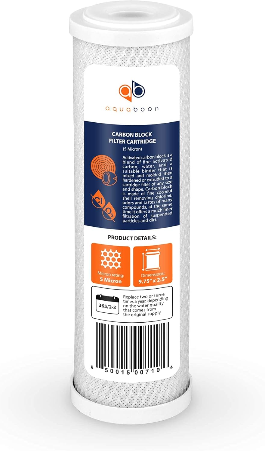 12-Pack 5 Micron 10 inch Sediment & CTO Carbon Filters F3557