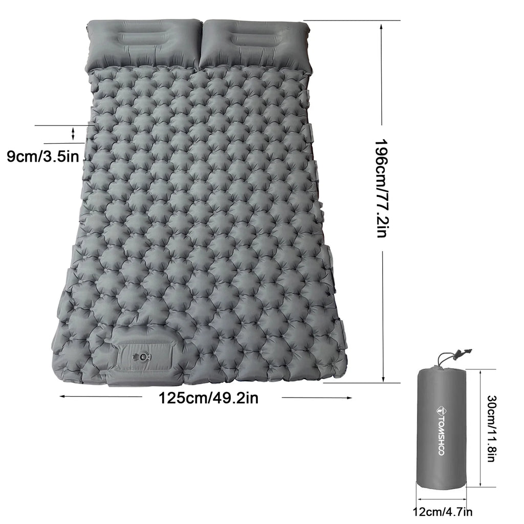 Lightweight Backpacking Sleeping Pad with Air Pillow Z98304