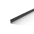 Black Polypropylene Channel Strip Brush Case of 3 O9933