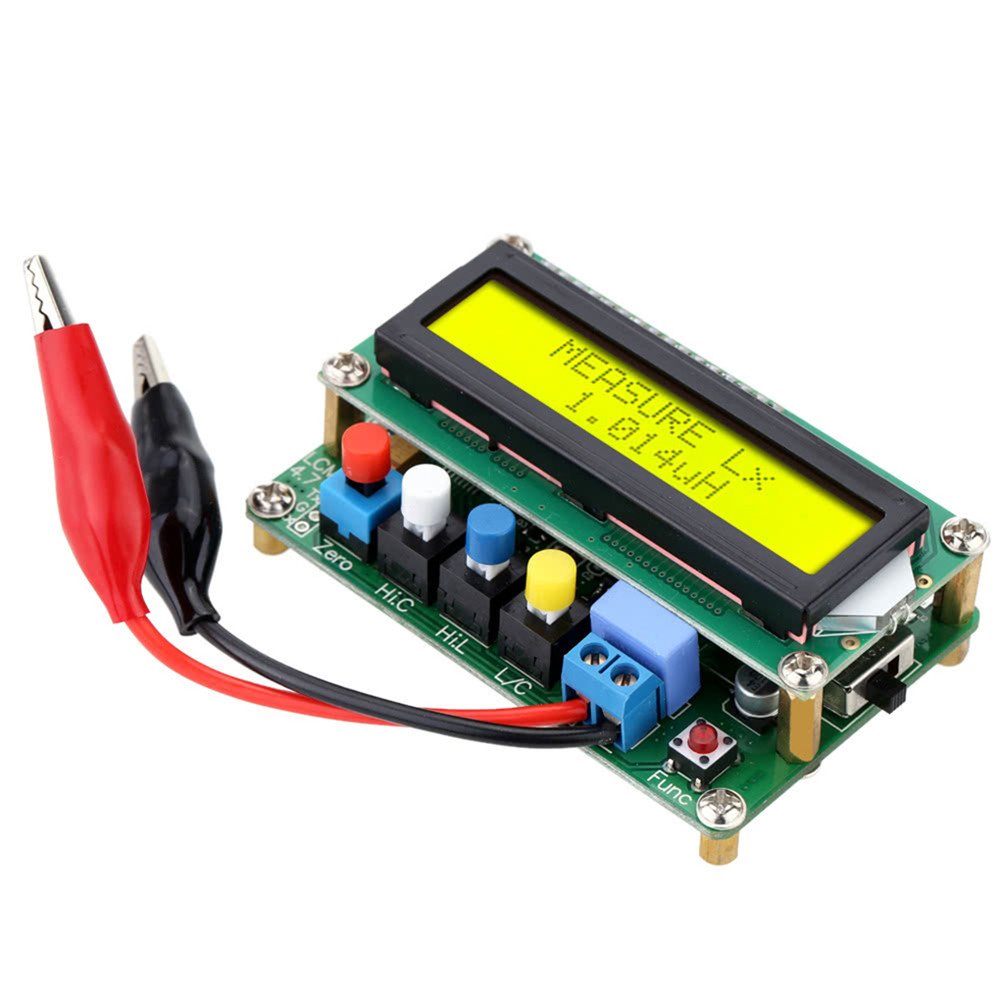 High Precision L/C Meter Digital Capacitor Tester with USB Data Cable Pack of 2 T220304