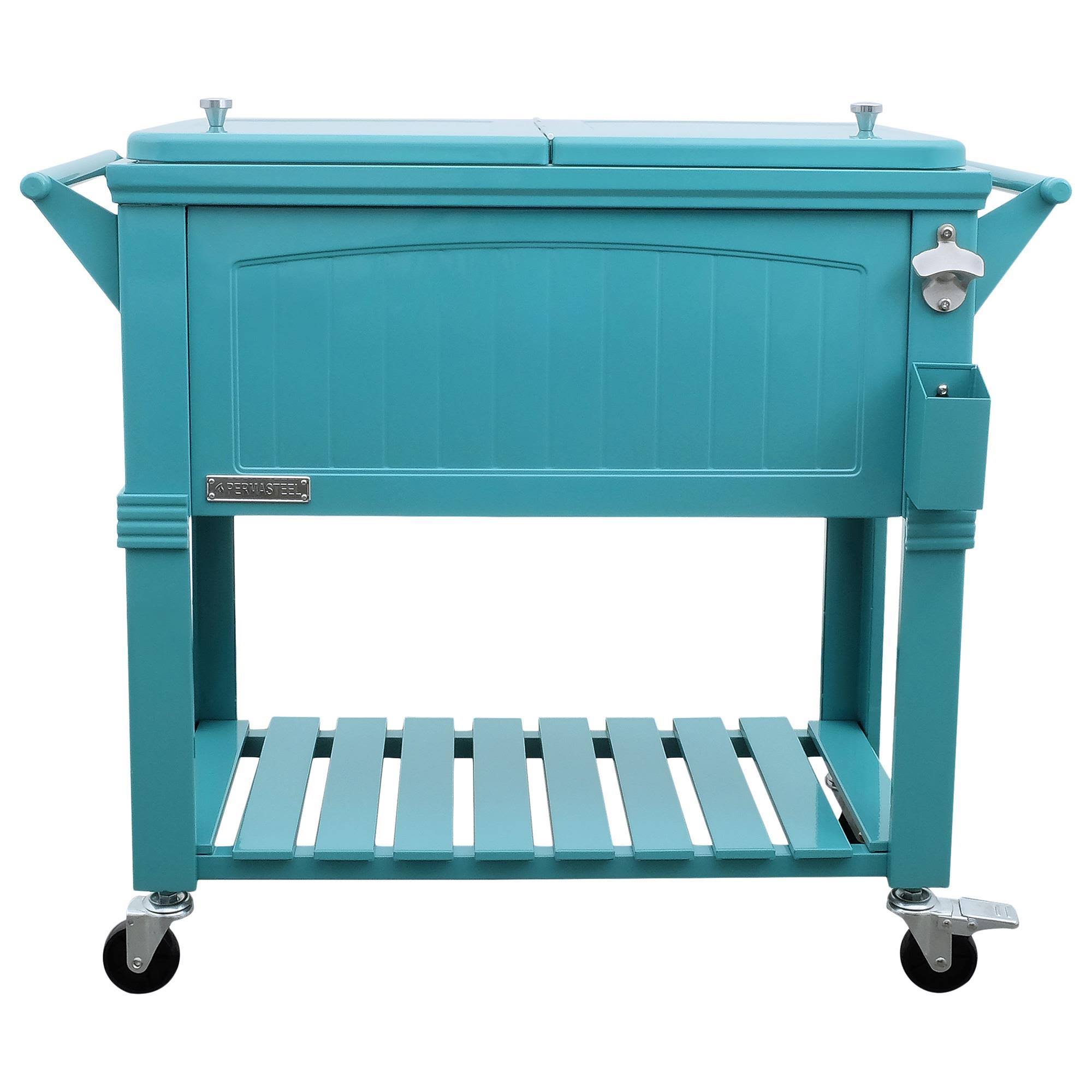 Portable Rolling Patio Cooler 80 qt. R720