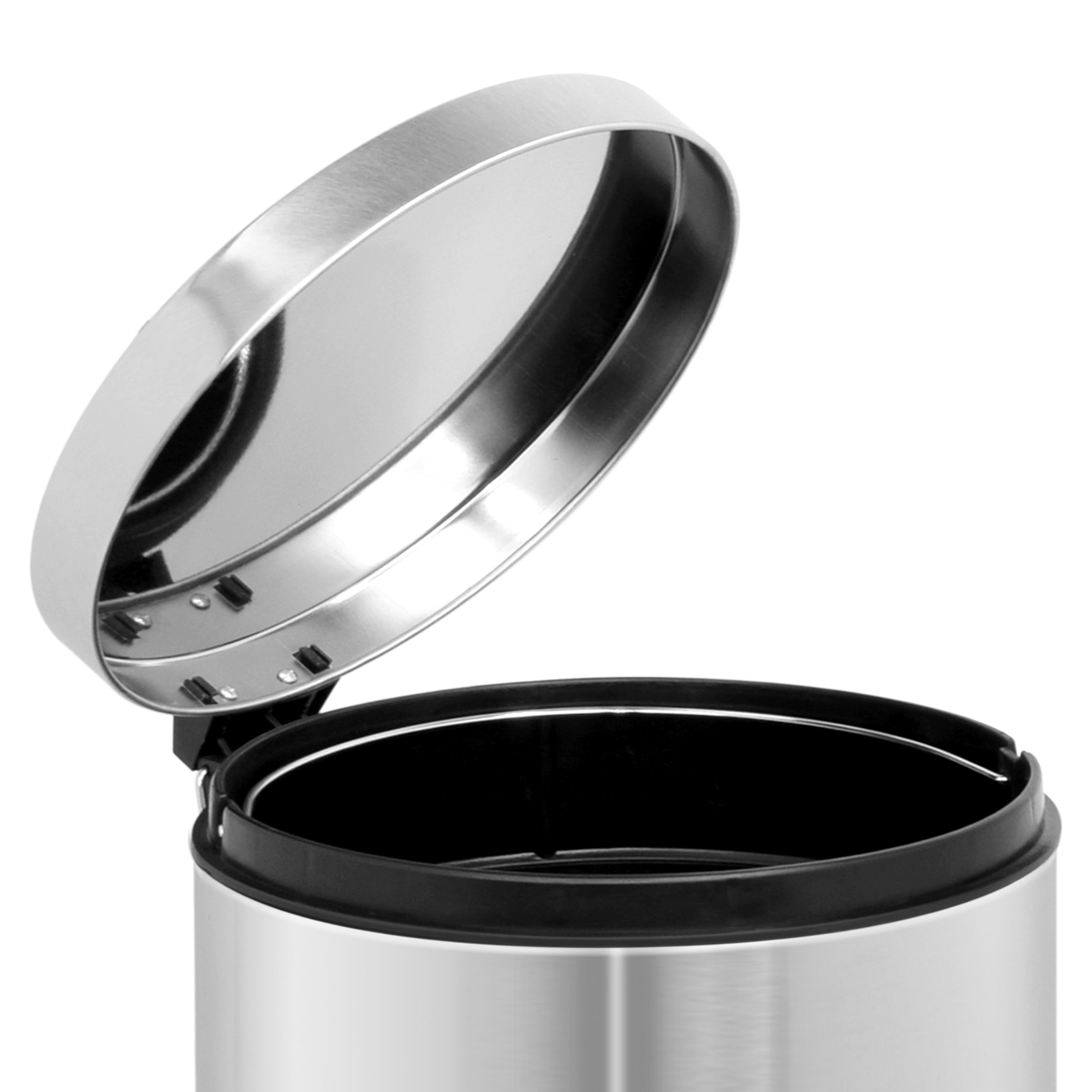 Stainless Steel Step On Trash Can Combo L8228