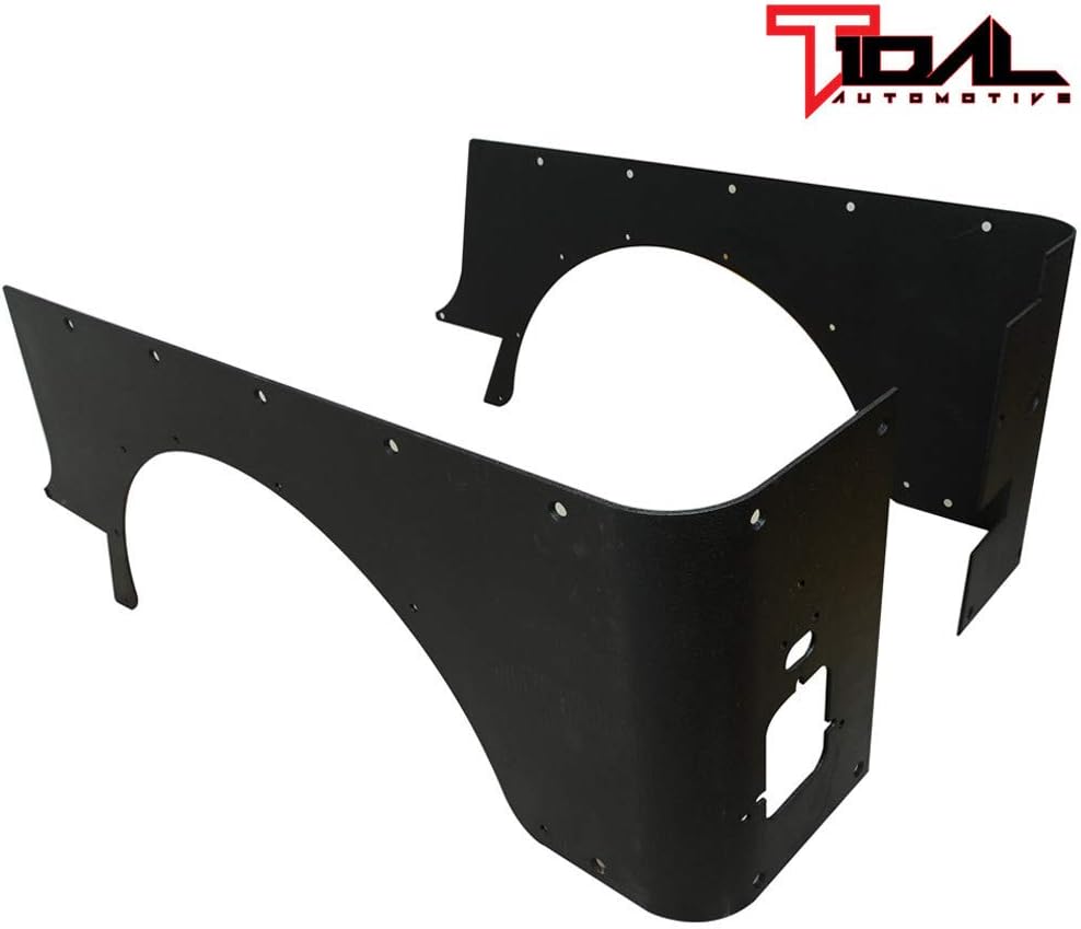 Black Textured Rear Corner Guard for Wrangler YJ M7525