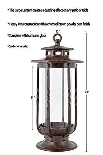Decorative Hurricane Candle Lantern Holder (Small) U233296