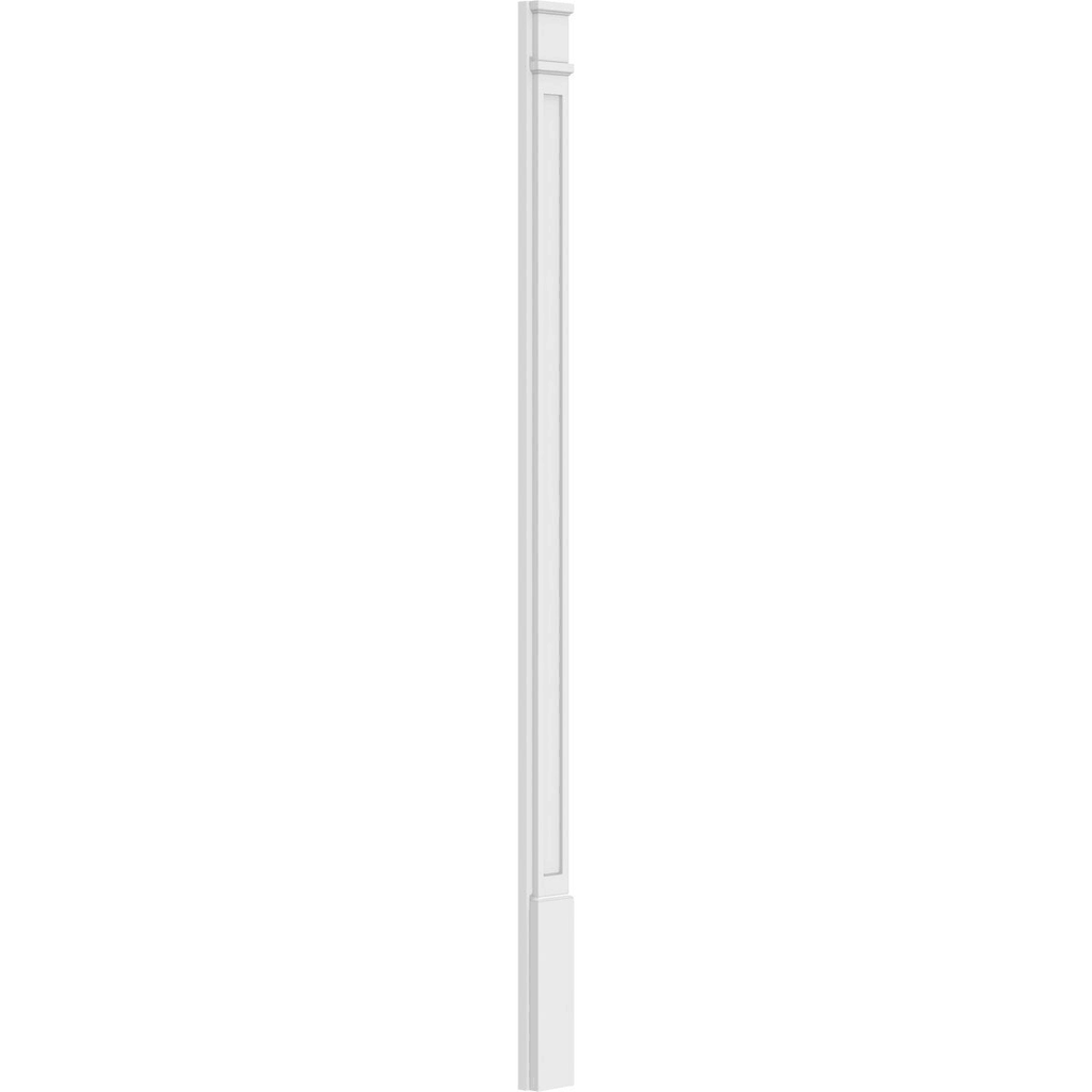 12x22W x 102x22H x 2x22P Flat Panel PVC Pilaster (Pair) O409128