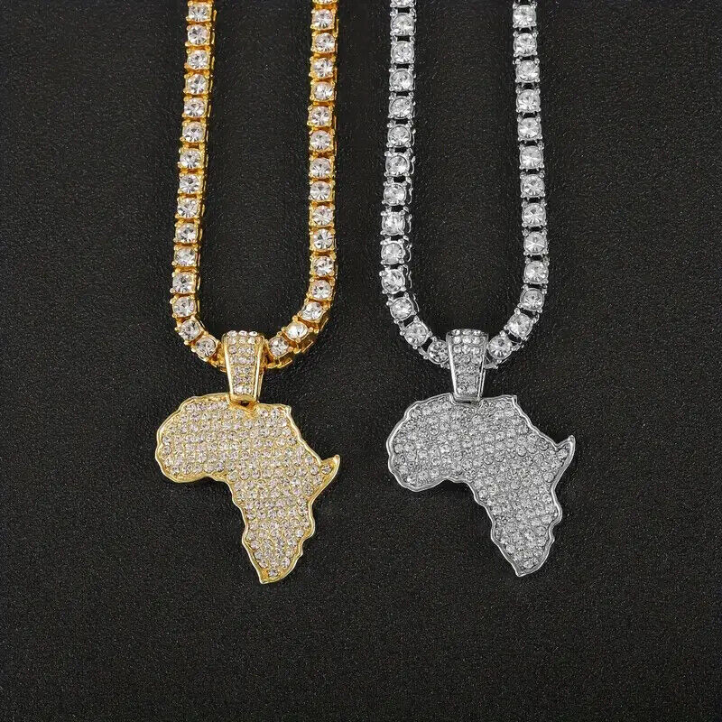 Iced Cubic Zirconia Tennis Chain Necklace B777