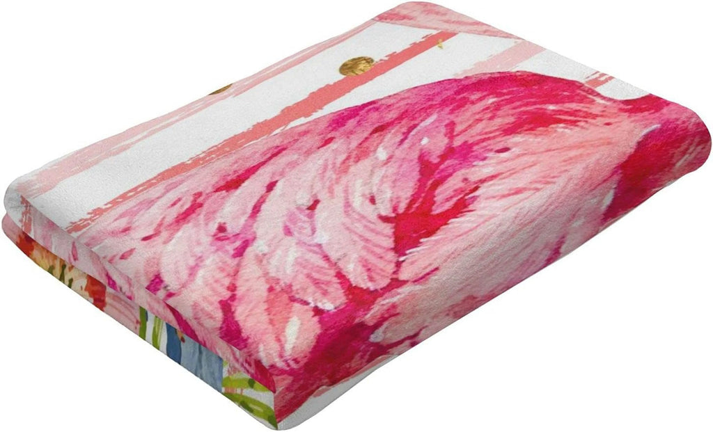 Pink Flamingo Towel 52X32 Beach Bathing Towel B65886