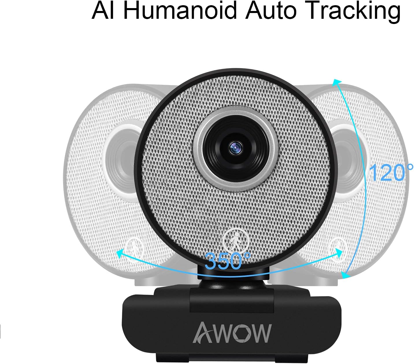 1080P Auto Tracking Webcam with Face Recognition O77080
