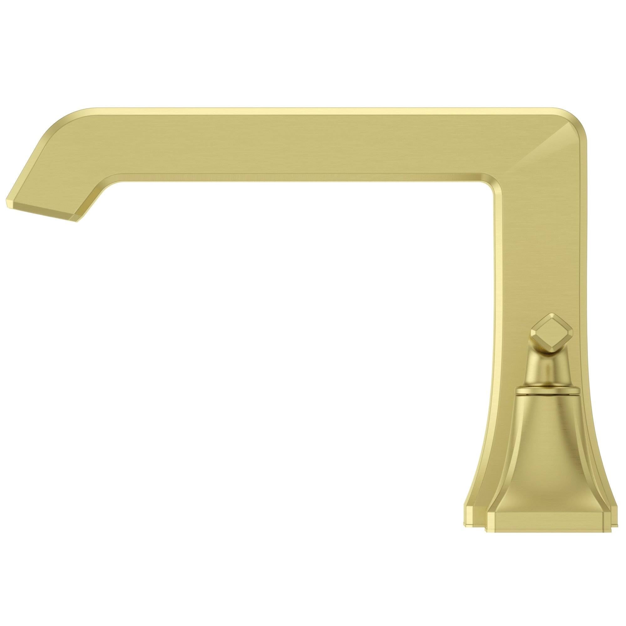 Polished Nickel Roman Tub Filler Faucet Double Handle I358