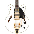 White 3-Pickup Center Block Electric Guitar J89912