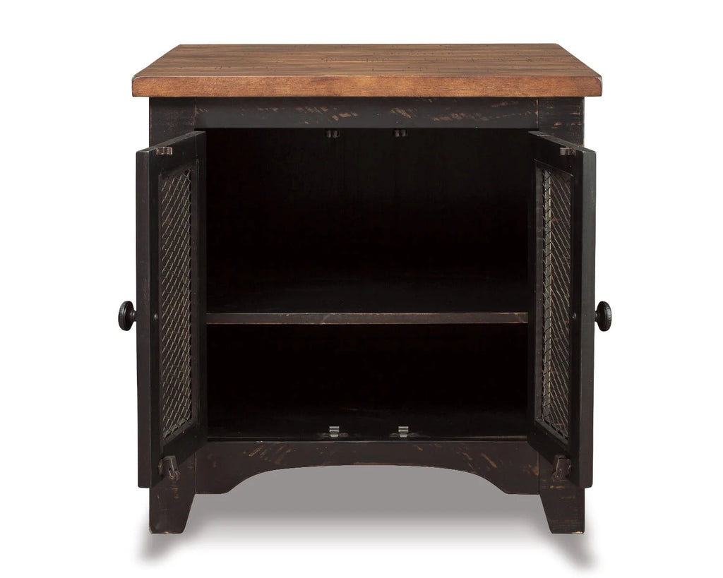Black/Brown End Table J583977