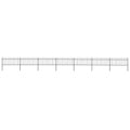 Black Steel Garden Fence with Spear Top T861
