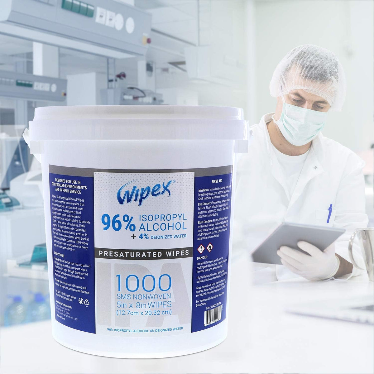 1000 ct Clean Room & Lab Wipes Q5964