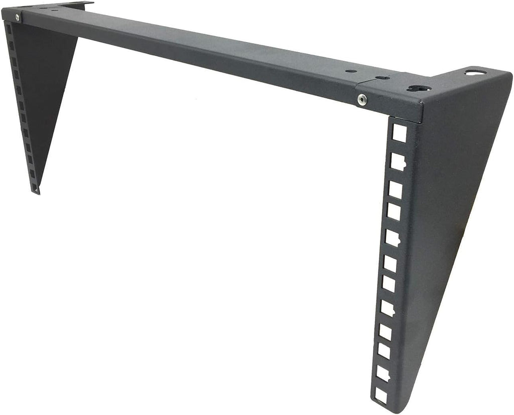 2 Pack 1U Light-Loading Foldable 19 Inches Cold Rolled Steel Vertical Wall Mount Rack Including Hardware P610