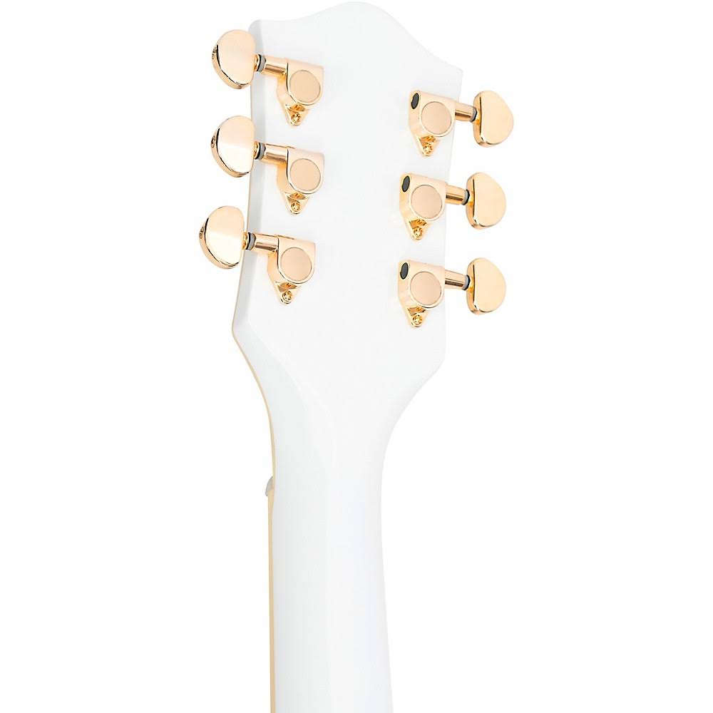 White 3-Pickup Center Block Electric Guitar J89912