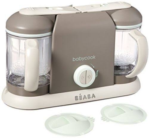 Baby Blender/Steamer, 2.3 qt, Polypropylene, Latte/Mint V836949