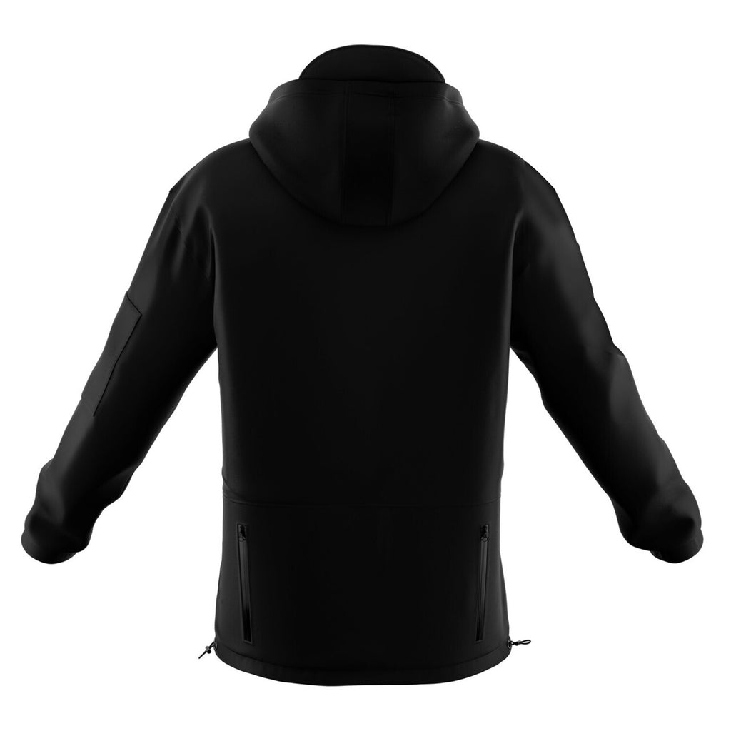 Black Multi Pocket Soft Shell Fishing Jacket E10085