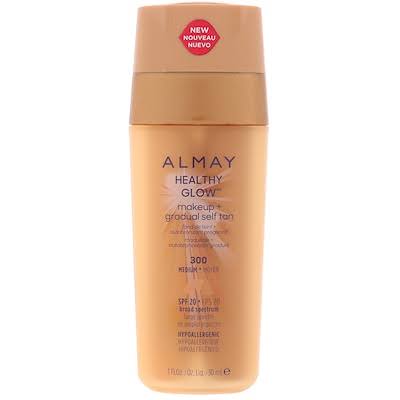 Brillo Saludable + Autobronceante Gradual, Medio, FPS 20, 1 fl oz (30 ml) M62041