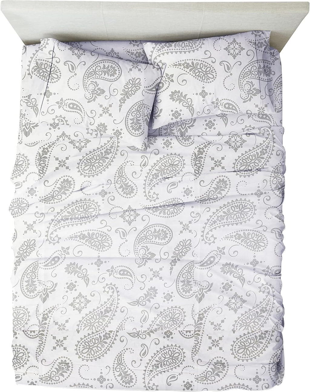 Slate Grey California King Size 4 Pcs Bed Sheets Set I320