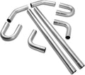 8PCS Mild Steel Mandrel Bend Exhaust Tubing Kit P7350