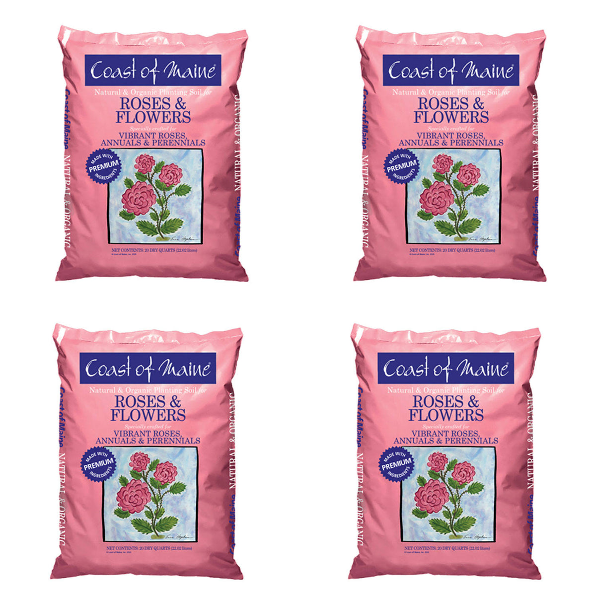 20 Quart Bag (4 Pack) Organic Potting Soil E53821