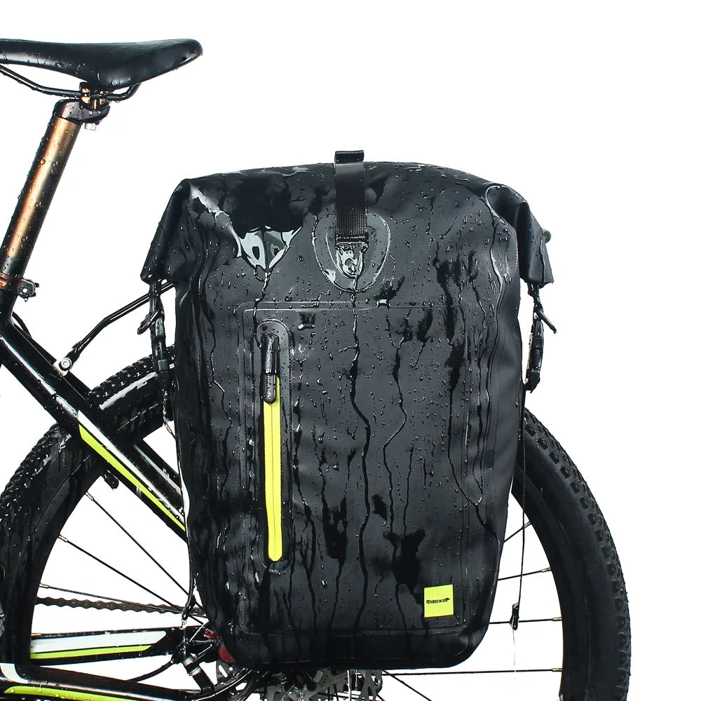 25L Waterproof Bike Rear Rack Pannier Bag Y919