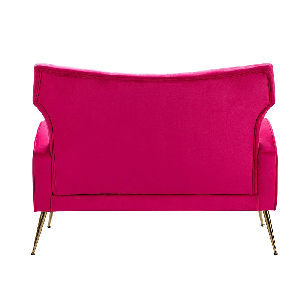 Grey Tufted Back Loveseat X143487