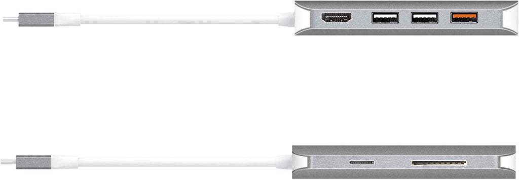 USB C Hub Adapter 10-in-1 Port Docking Station 4K HDMI, VGA, Ethernet, USB 3.0, MicroSD, SD, USB-C 3.1 + Power Delivery E359