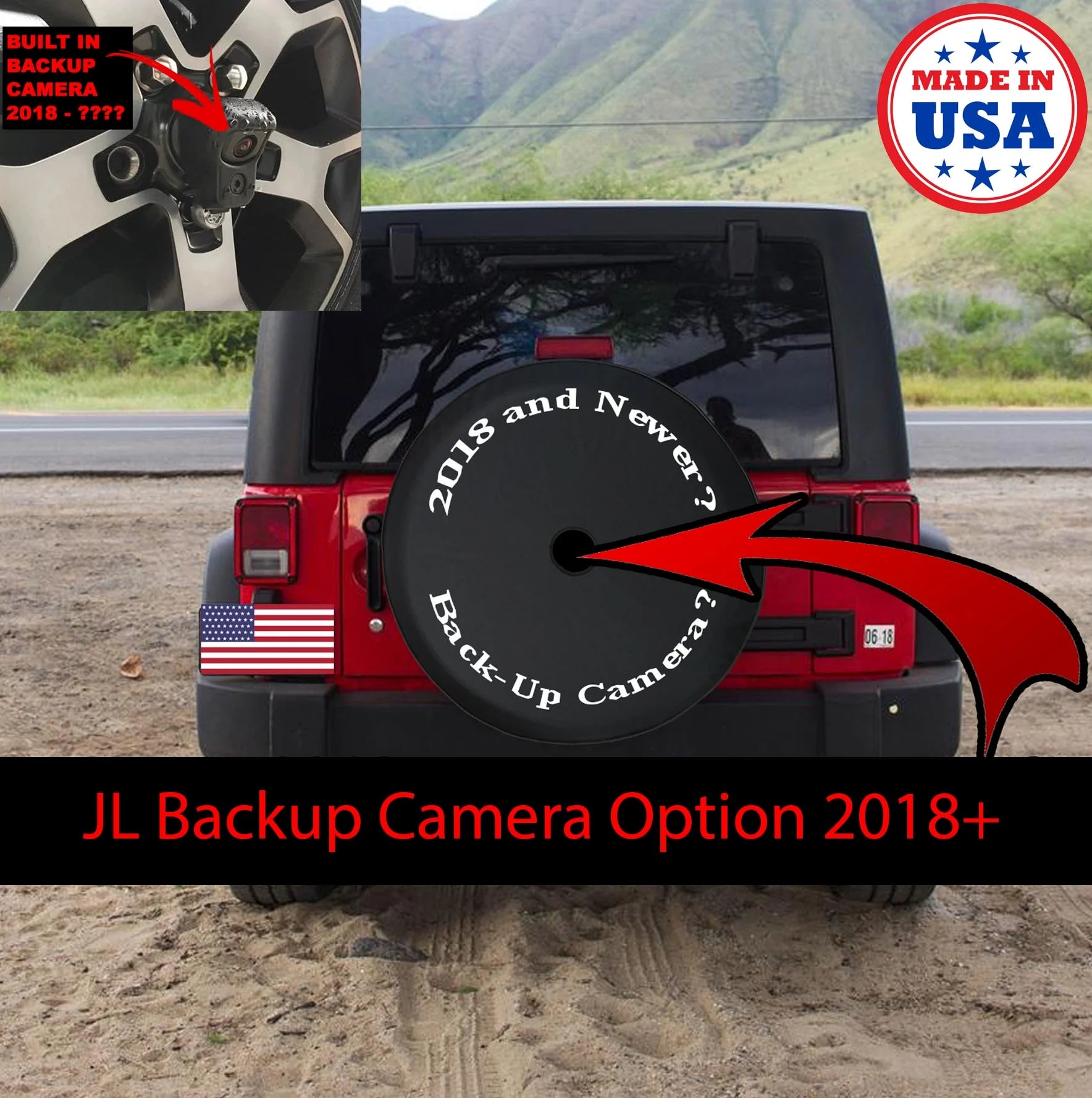 Spare Tire Cover Compass Ocean Wheel Covers for SUV Trailer RV X919