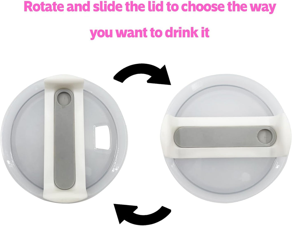 40 OZ Tumbler Lids 2 Pack Replacement Spill Proof Tumbler Lids K6456
