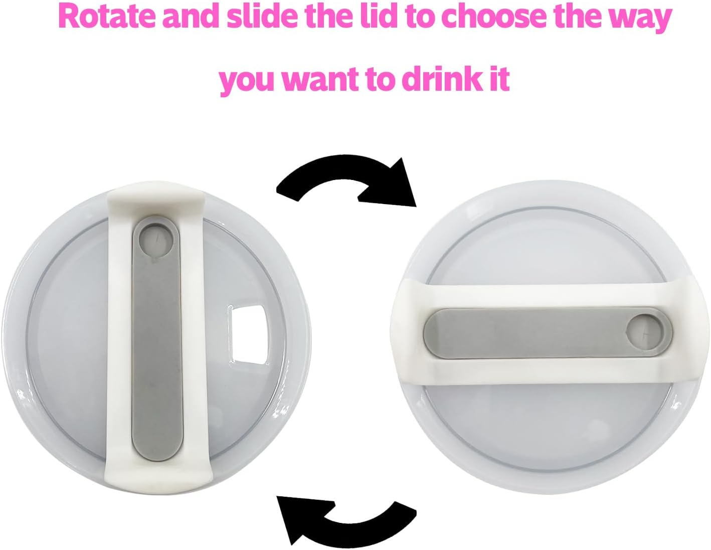 40 OZ Tumbler Lids 2 Pack Replacement Spill Proof Tumbler Lids K6456